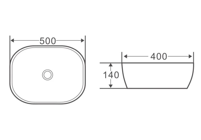 Приобрести раковина-чаша belbagno 50 см bb1302