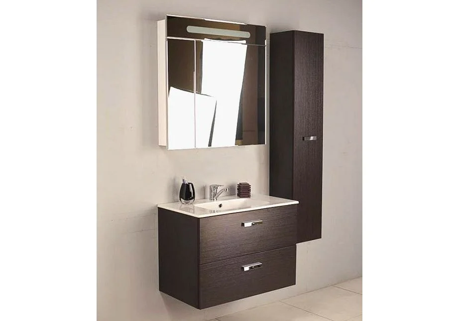 Приобрести тумба подвесная roca victoria nord с раковиной 80 см, венге z.ru90.0.003.1; 7.3279.9.c00.0