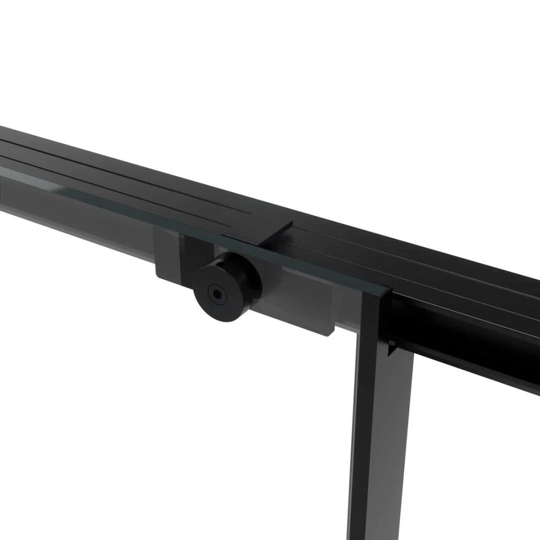 Приобрести vincea душевое ограждение slim soft 100х100 см, прозрачное, черное vsr-1ss1010clb