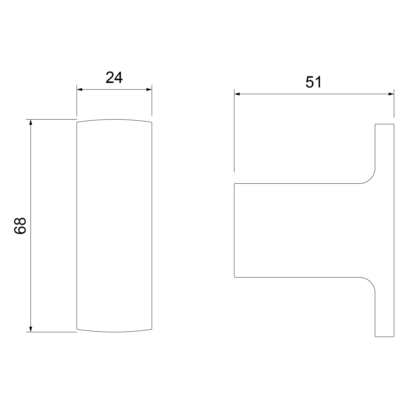 Приобрести крючок timo torne 43011/03 черный