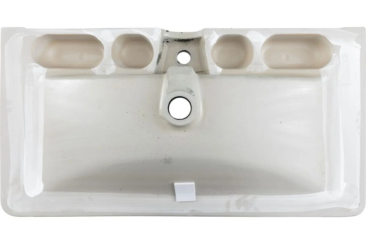 Приобрести aquanet раковина ирис 80х48 см, черная матовая