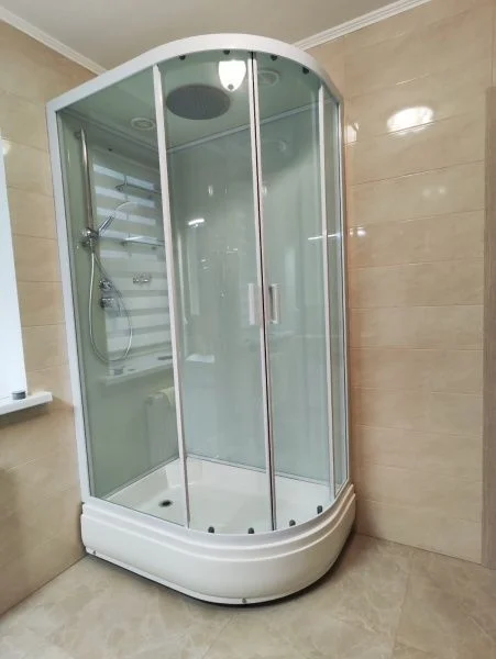 Приобрести frank душевая кабина f412/1l white средний поддон, левосторонняя