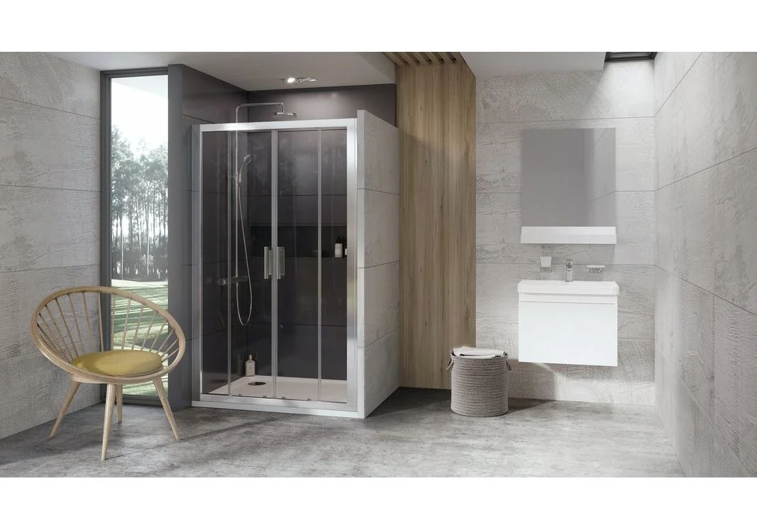 Приобрести дверь душевая ravak 10° 10dp4 190 см 0zkl0u00z1 сатин/прозрачное