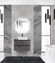 Cezares Тумба со столешницей MOLVENO 46 80 см Ossido, темно коричневый MOLVENO 46-80-2C-SO-OSS