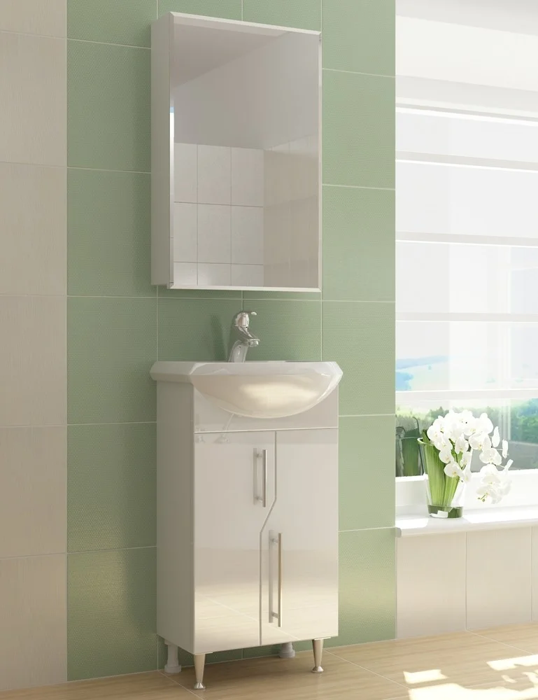 Приобрести vigo тумба с раковиной grand 45см, 2 дверцы, напольная, белая tn.gra.uyu.45.2d