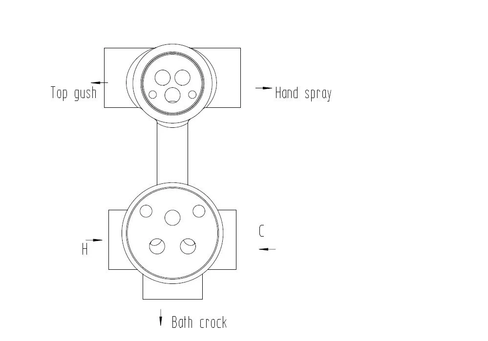 Приобрести bronze de luxe windsor 10137/1r, бронза душевая система для ванны