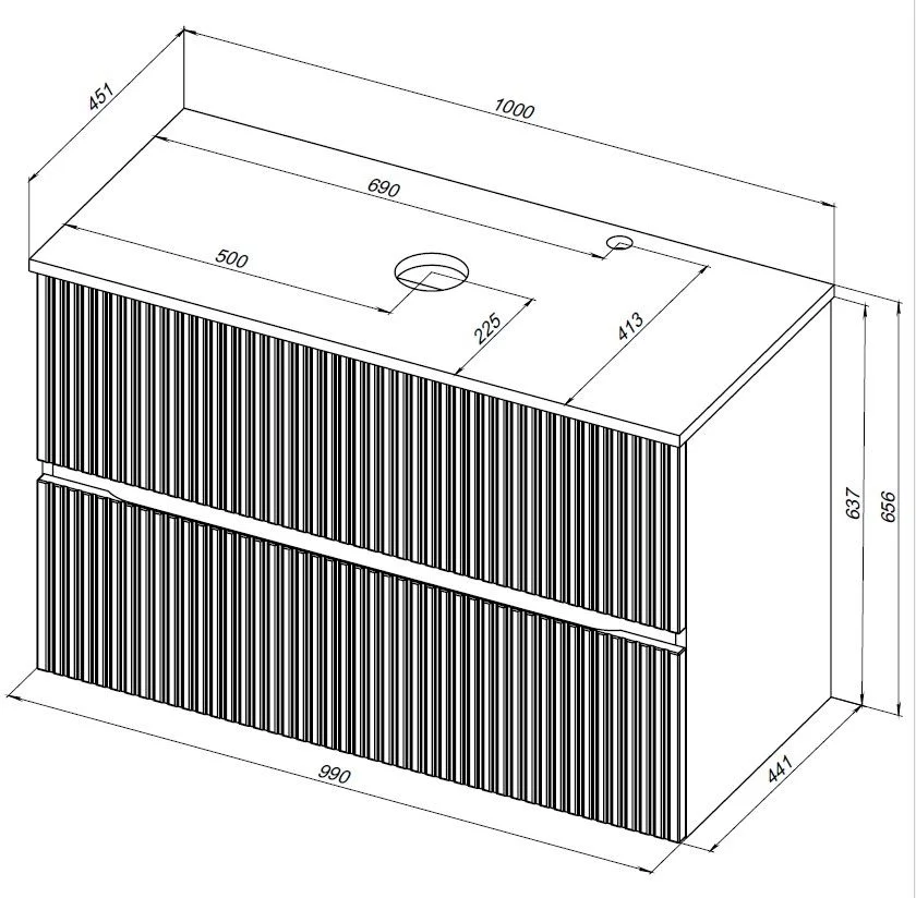 Приобрести aquanet столешница джейн 100 см, мисти грин