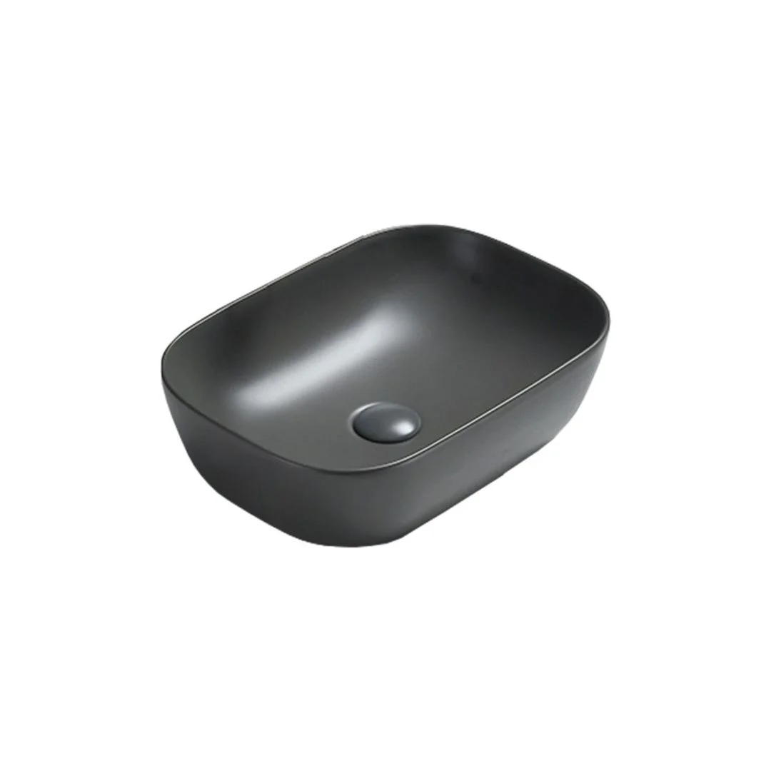 Приобрести vincea раковина накладная 45х32 см, антрацит матовая vbs-102ma