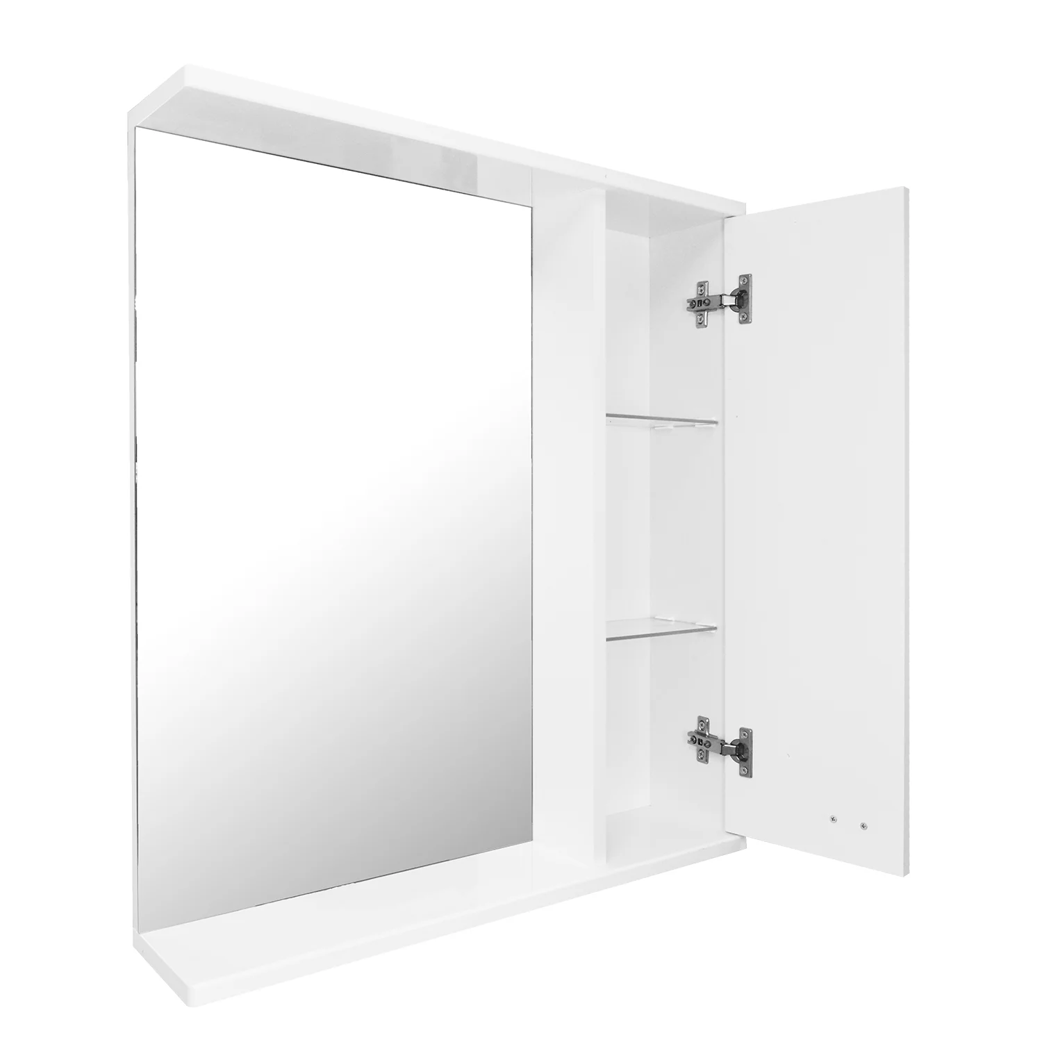 Приобрести loranto зеркало-шкаф софия 60х70 см правый , без светильника, белый (cs00077141)