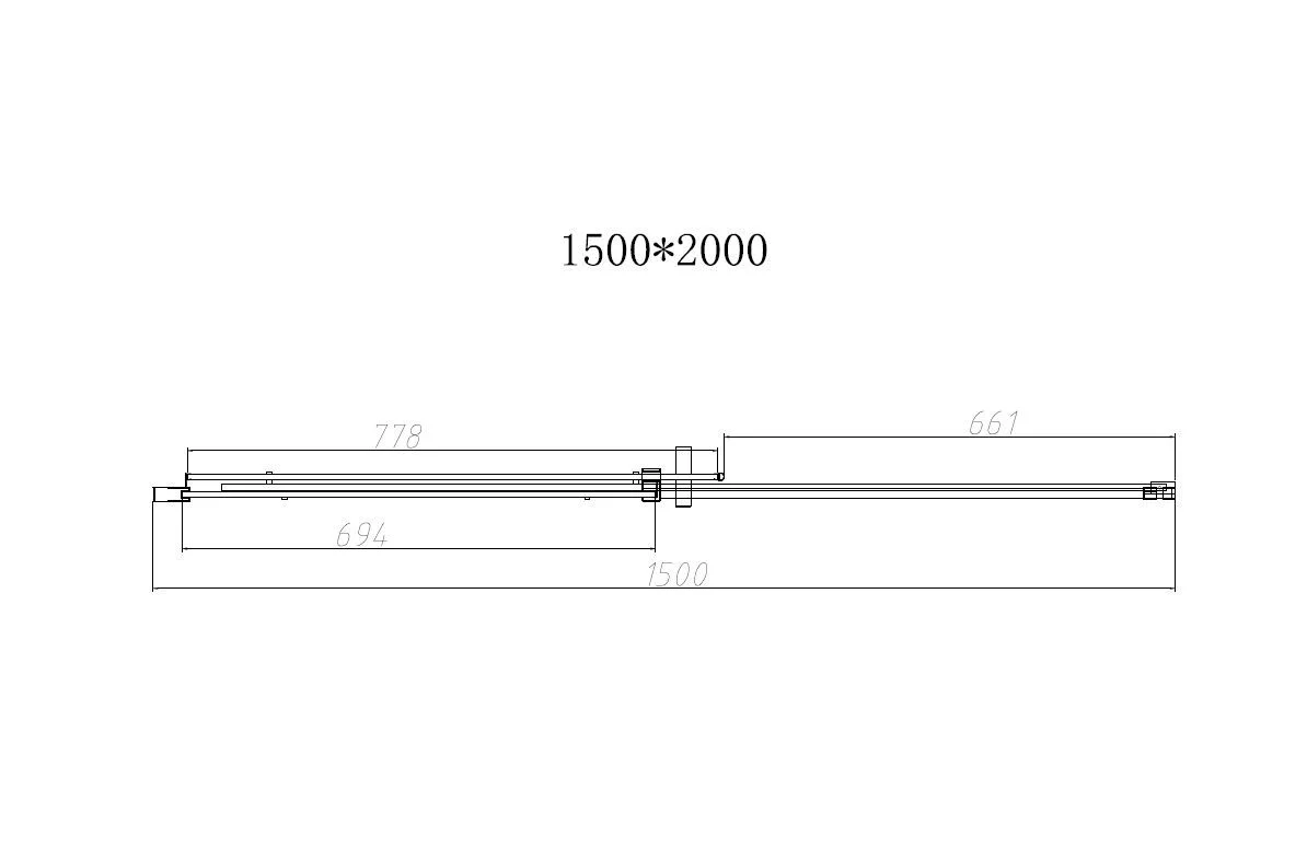 Приобрести vincea душевая дверь dice 150 см, прозрачное, черная vds-4d150clb