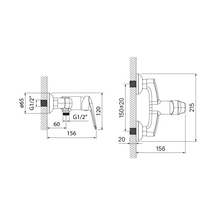 Приобрести iddis смеситель для душа torr 215мм, хром torsb00i03
