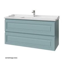 Caprigo Тумба с раковиной WALES 120 см, антарктида