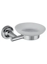 Мыльница с держателем WONZON & WOGHAND SIMPLE, Хром (WW-6522)