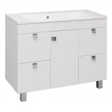 AQUA DE MARCO Тумба напольная с раковиной Ostin 100см. 1 дверь 4 ящика