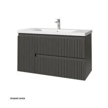 Caprigo Тумба с раковиной FORTE-Smalty TYPE 100 см, левая, графит