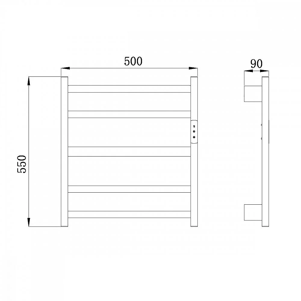 Приобрести raglo полотенцесушитель 50х55 см, медь r350.02.33