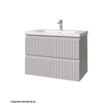 Caprigo Тумба с раковиной FORTE-Smalty TYPE 80 см, серая, эмаль 38412eml 3