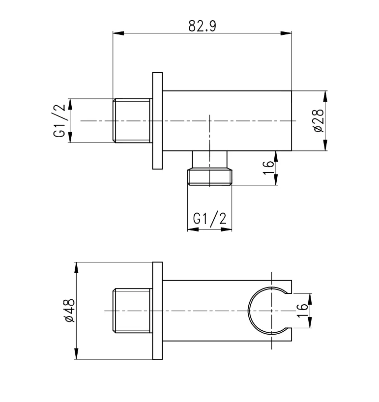 Приобрести cezares шланговое подсоединение с держателем душевой лейки czr-ai12-01