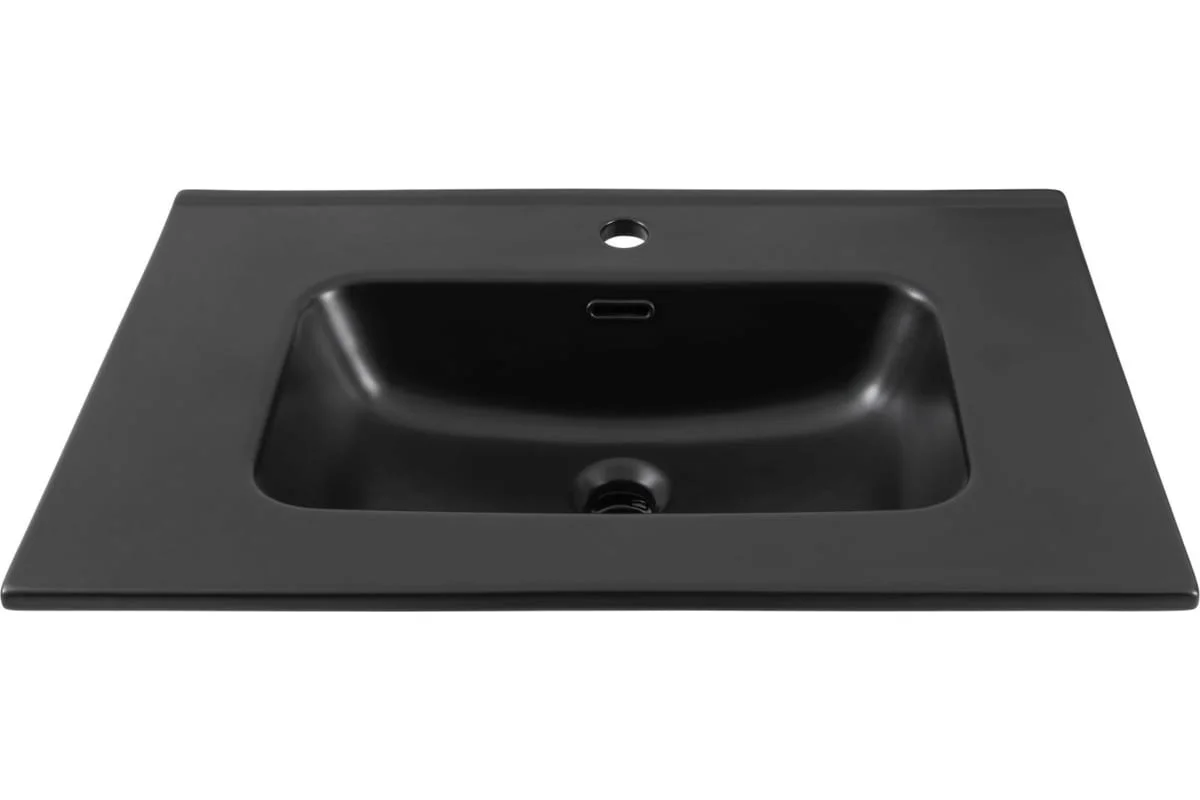 Приобрести aquanet раковина flat 70х46 см, черная матовая