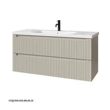 Caprigo Тумба с раковиной TERMIN-Smalty STRIPE 120 см, бежевая, эмаль