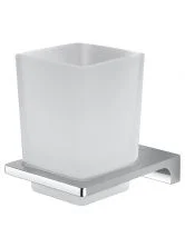 Стакан для зубных щеток с держателем WONZON & WOGHAND ECLIPSE, Хром (WW-9121-CR)