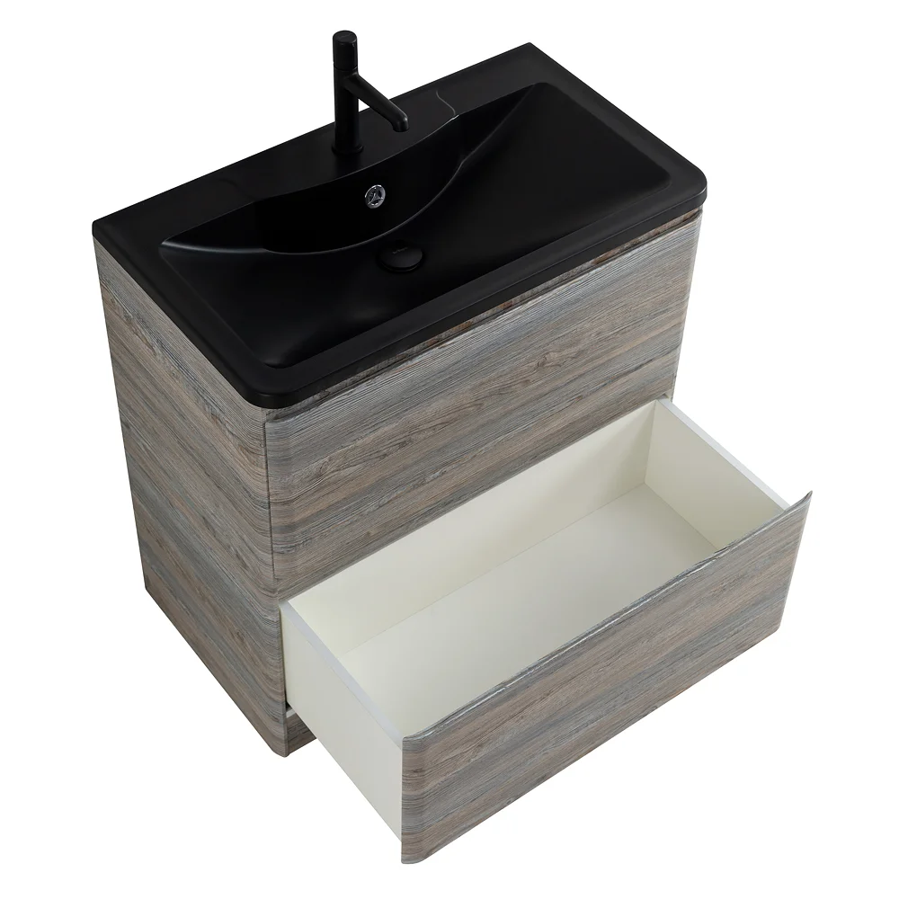 Приобрести belbagno тумба с раковиной albano 100 см, напольная pino scania, чёрная раковина