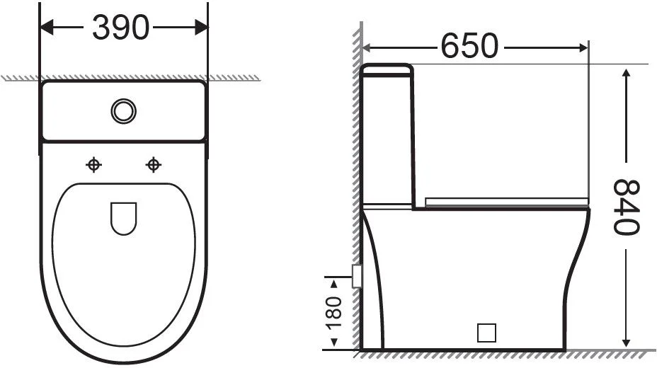 Приобрести aquanet унитаз компакт rimless roll 2-c cl-12289