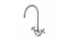 LEMARK Смеситель для кухни Plus Harmony с поворотным изливом, двухвентильный, хром LM1405C