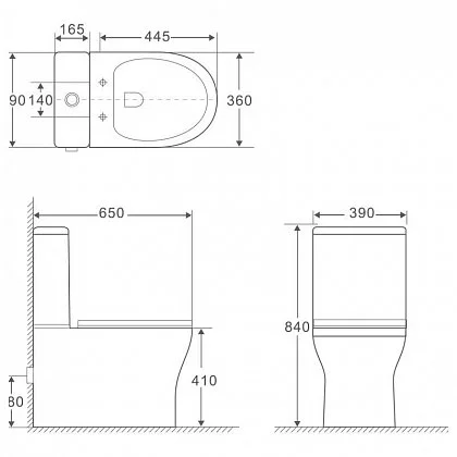Приобрести aquanet унитаз компакт rimless cube-c cl-12248b