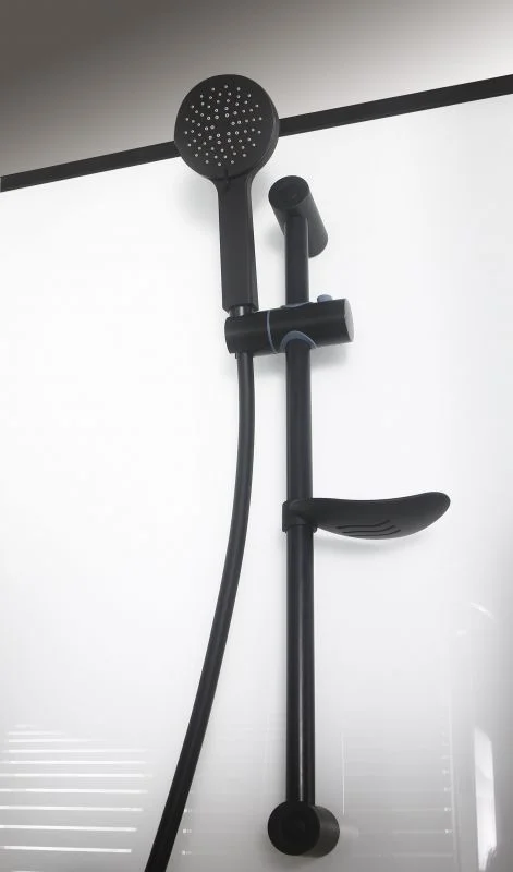 Приобрести grossman душевая кабина 90х90 см, полукруглая, черная\узор gr271