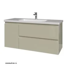 Caprigo Тумба с раковиной FORTE 120 см, левая, бежевая