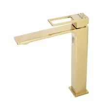 BelBagno Смеситель для раковины LUCE, высокий, золото LUC-LMC-ORO-W0