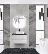 Cezares Тумба со столешницей MOLVENO 46 80 см Legno Bianco, белый MOLVENO 46-80-2C-SO-LB