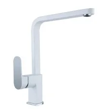 Смеситель для кухни ViEiR Camomilla 305 мм, белый\хром V283521F