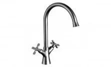 LEMARK Смеситель для кухни Duetto с поворотным изливом, двухвентильный, хром LM5704C