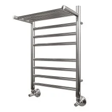 Полотенцесушитель водяной Point 400х600 Аврора премиум П7 с полкой, хром PN10146SP