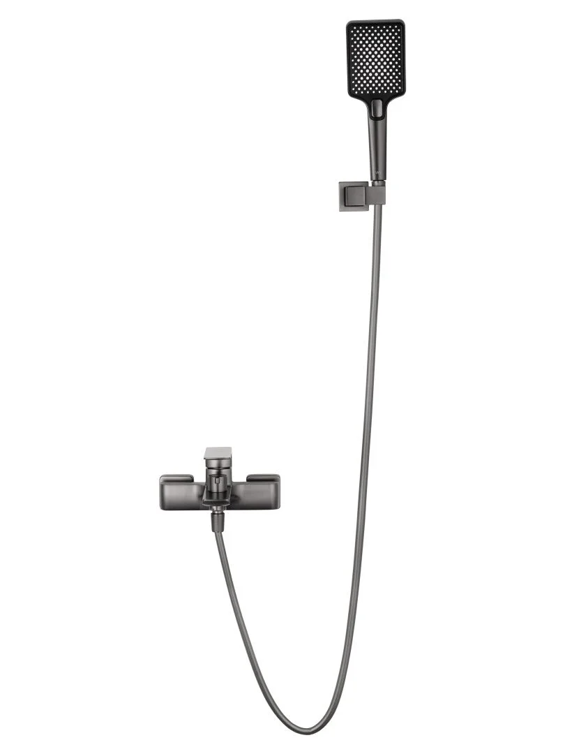 Приобрести смеситель для ванны с душем wonzon & woghand edge, темный графит (ww-88639003a-bgm)