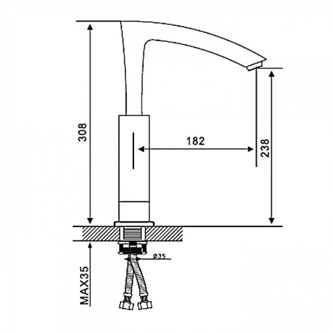 Приобрести gappo смеситель для кухни g4007, хром 86589