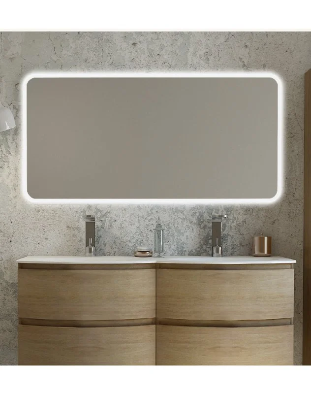 Приобрести cezares зеркало 141х70см, led подсветка, система от запотевания anti-fog 44994