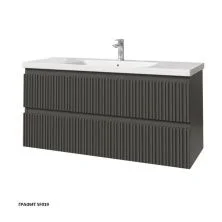 Caprigo Тумба с раковиной FORTE-Smalty TYPE 120 см, графит
