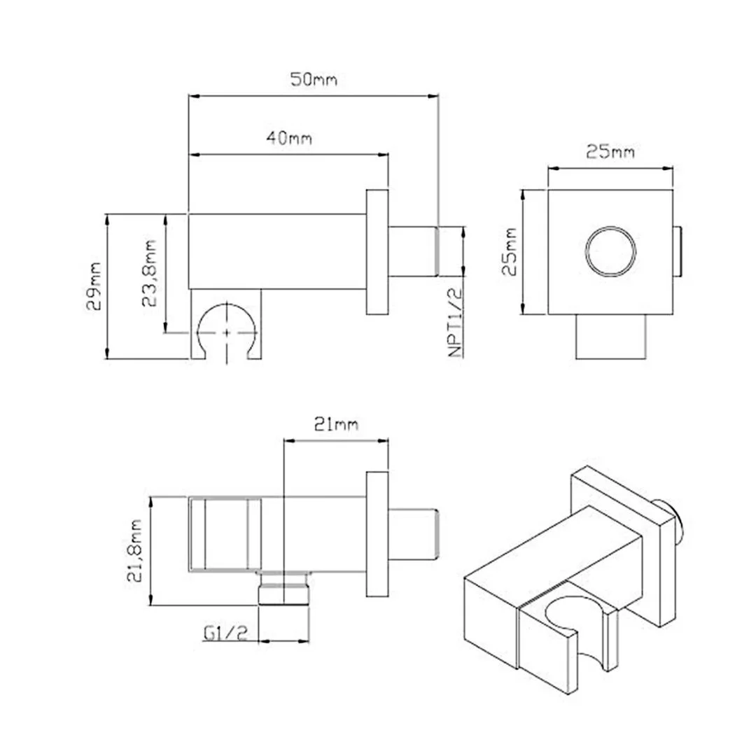 Приобрести vincea встраиваемая душевая система , оружейная сталь vsfw-4311gm