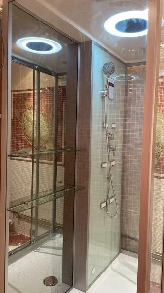 Приобрести frank душевая кабина f505 с паром, прямоугольная