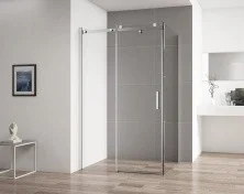 CEZARES Душевое ограждение STYLUS-SOFT 140х100см STYLUS-SOFT-AH-1-140/100-C-Cr