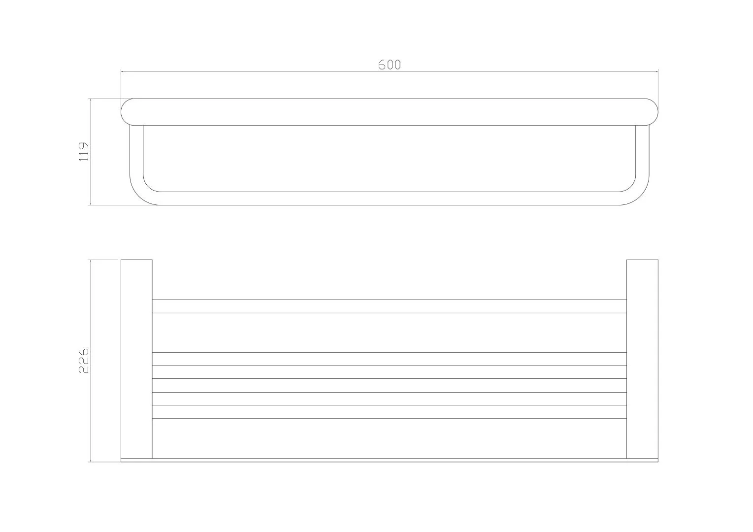 Приобрести полотенцедержатель с полкой wonzon & woghand carbon, черный (ww-7781)