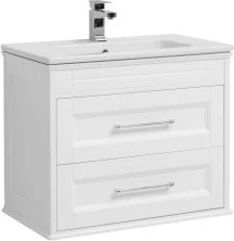 Aquanet Тумба с раковиной Бостон М 80 см, белая 00212668