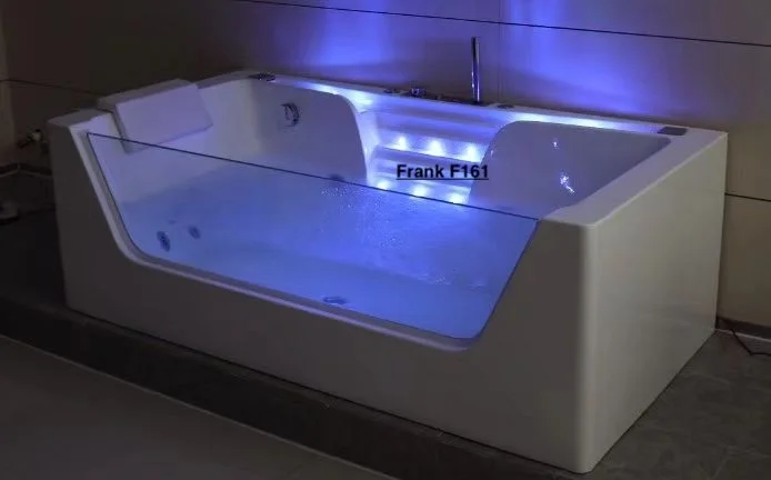 Приобрести frank ванна гидромассажная f150 170х85 см, пристенная, прямоугольная, белая