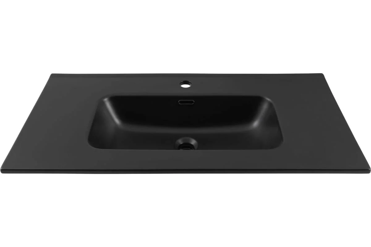 Приобрести aquanet раковина flat 90х46 см, черная матовая