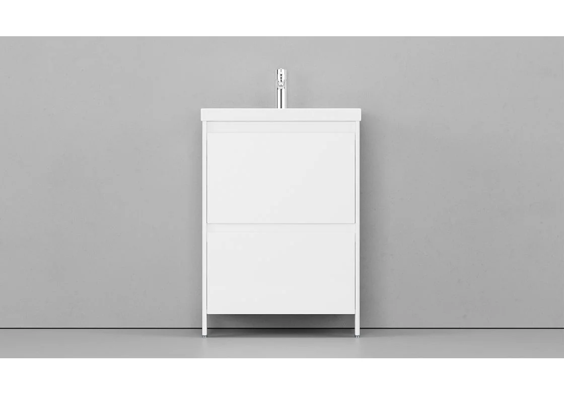Приобрести тумба напольная с раковиной velvex klaufs 60 см tnkla.60.2y-616.216, белый