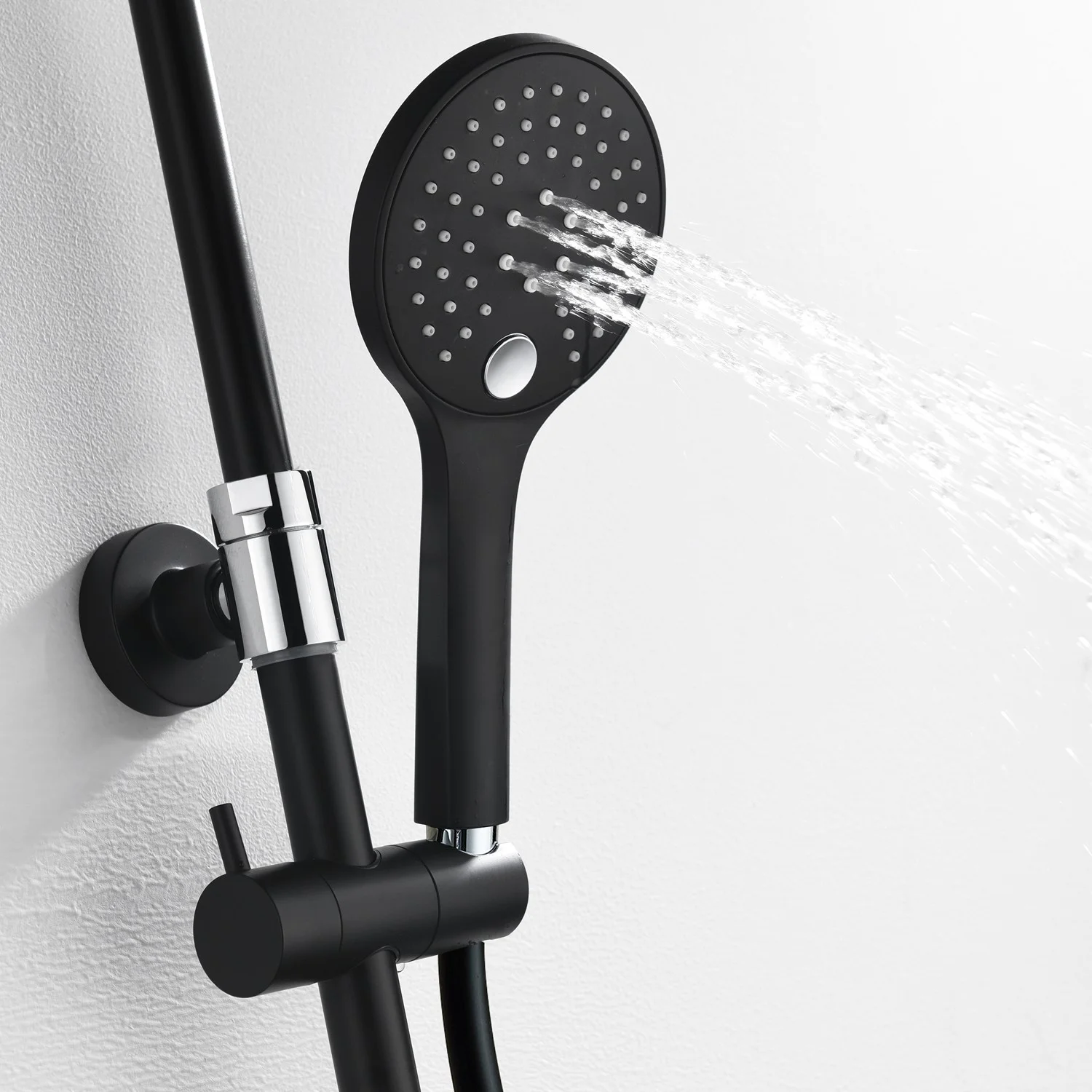 Приобрести wasserkraft душевая система abens a17401, матовый чёрный