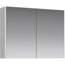 Зеркало-шкаф Aqwella Mobi 80см Белый MOB0408+MOB0717W